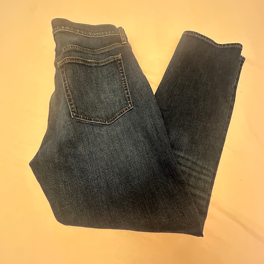 J. Crew Jeans Mens 35 X 32 Flex Athletic Slim Dark Wash Blue American Denim EUC